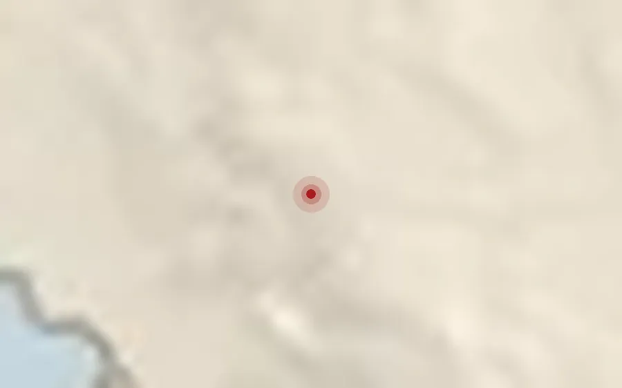 Creel en el mapa, en la sierra de Chihuahua