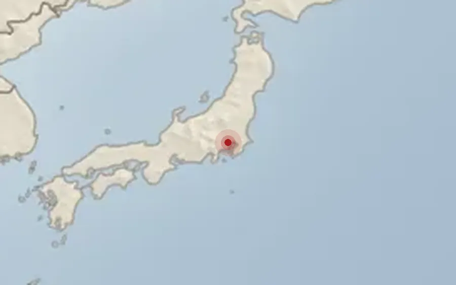Japón en el mapa
