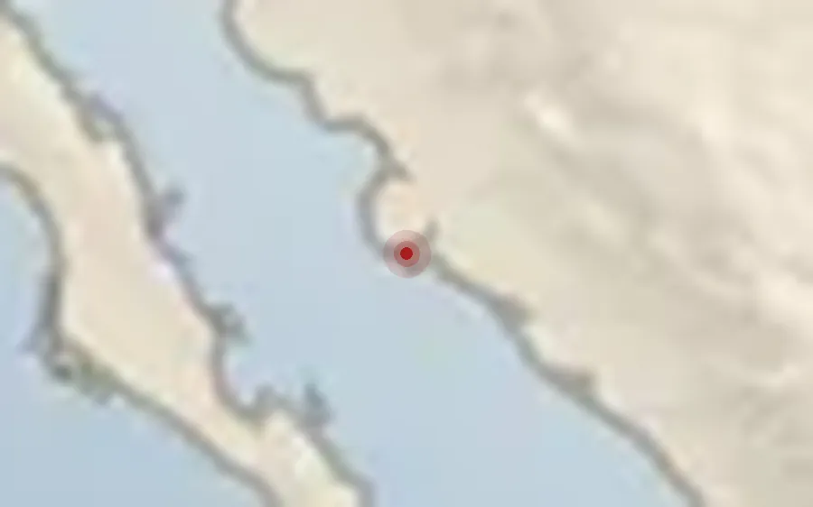 Topolobampo en el mapa, sobre el Golfo de California