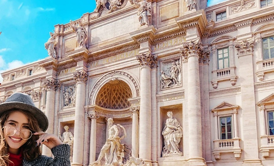 La Fontana di Trevi en Roma