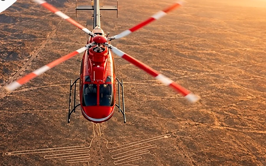 Sobrevuelo en helicóptero de las Líneas de Nazca